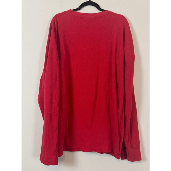 Men's Marithe Francois Girbaud Long Sleeve Shirt 3XL Red - Picture 3 of 3